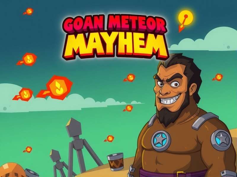 Unique Goan-themed powerups in the game Goan Meteor Mayhem Powerups
